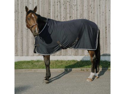 Ultra savá waflová odpocovací deka Drycool Standard Equitheme, Navy