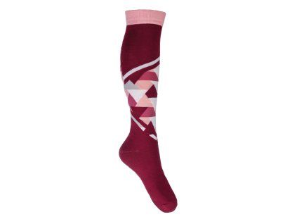 Jezdecké podkolenky - Barcelona - rose/red wine