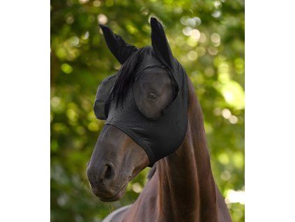 Maska proti hmyzu Puck Breath, extra prodyšná (Velikost PONY, Barva black)