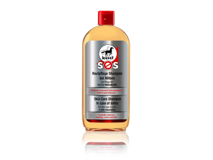 Jemný šampon na porušenou kůži, při letní vyrážce a při napadení roztoči SOS Hautpflege Shampoo Leovet (Láhev, 500 ml)