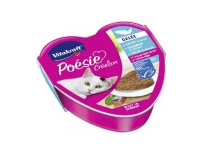 Vitakraft Cat Poésie Gelée vanička losos a špenát 85g