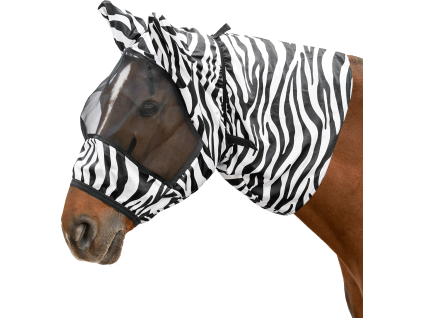 Maska proti hmyzu Eczemer zebra (Velikost PONY, Barva black/white)