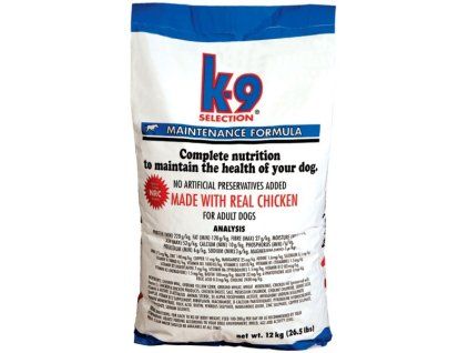 K-9 SELECTION MAINTENANCE FORMULA (krmivo pro dospělé psy) 20kg (Váha 20kg)