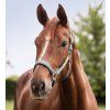 Ohlávka Perlon Satin Waldhausen (Velikost PONY, Barva black)