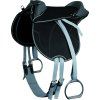 Dětské jezdecké sedlo (Velikost 15"/38 cm, Barva black/grey)