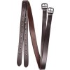 Kožené třmenové řemeny STAR (Velikost 120 cm, Barva black)