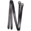 Kožené třmenové řemeny STAR (Velikost 120 cm, Barva black)