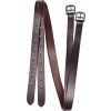 Kožené třmenové řemeny STAR (Velikost 130 cm, Barva black)