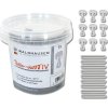 Bezpečnostní gumičky, 18ks Waldhausen (Velikost 18 pieces, Barva silver grey)