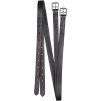 Kožené třmenové řemeny Waldhausen, X-line (Velikost 120 cm, Barva black)