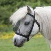 Maska proti hmyzu bez ochrany uší Basic Waldhausen (Velikost PONY, Barva black (without ears))
