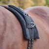 Dečka pod lonžovací obřišník Waldhausen, paměťová pěna (Velikost PONY, Barva black)