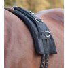 Dečka pod lonžovací obřišník Waldhausen, paměťová pěna (Velikost PONY, Barva black)