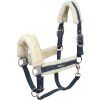 Ohlávka Soft s beránkem (Velikost PONY, Barva black)
