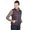 Prošívaná vesta -Lena- dark brown HKM