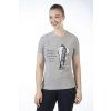 Triko -Horses leave Hoofprints- light grey/melange HKM
