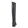 Vysoké jezdecké boty kožené -Titanium Style- long, width M black