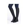 Vysoké jezdecké boty kožené-Titanium Style- extra short, width M black