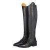 Vysoké jezdecké boty kožené  -Titanium Style- extra short,width XL black