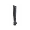 Vysoké jezdecké boty kožené -Titanium Style- extra long, width S black
