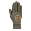 Jezdecké zimní rukavice -Lyon- olive green HKM