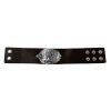 Western Leather Wrap Cuff Náramek - Kovbojská přezka