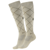 Jezdecké podkolenky ELT Argyle (Velikost 39-42, Barva beige grey)