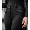 Dámské rajtky s vysokým pasem a celokoženým sedem Oktavia Curved (Velikost D34, Barva black)