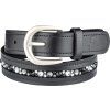 Kožený pásek Jewel Waldhausen (Velikost 75 cm, Barva black)