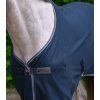 Odpocovací fleece deka s křížovým zapínáním Waldhausen (Velikost 115 cm, Barva black)