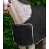 Fleece odpocovací deka ECONOMIC, vhodná jako sponzorská pro výšivky (Velikost 125 cm, Barva black)
