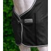 Fleece odpocovací deka ECONOMIC, vhodná jako sponzorská pro výšivky (Velikost 125 cm, Barva black)