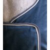 Fleece odpocovací deka ECONOMIC, vhodná jako sponzorská pro výšivky (Velikost 125 cm, Barva black)