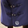 Fleece deka s krkem a křížovým zapínáním Imperial Riding Fundamental, Navy