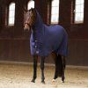 Fleece deka s krkem a křížovým zapínáním Imperial Riding Fundamental, Navy