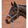 Ohlávka s vodítkem Velvet - Waldhausen (Velikost PONY, Barva black)