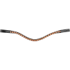 Kožená uzdečka Rose Gold Star Waldhausen (Velikost PONY, Barva black)