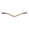 Kožená uzdečka Rose Gold Star Waldhausen (Velikost PONY, Barva black)
