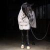Fleece deka s krkem a křížovým zapínáním Imperial Riding Fundamental, Taupe