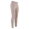 Zimní jezdecké legíny IRHTeddy FullGrip, Taupe
