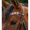 Čelenka polo Waldhausen X-Line Hnědá (Velikost COB, Barva black/ beige)